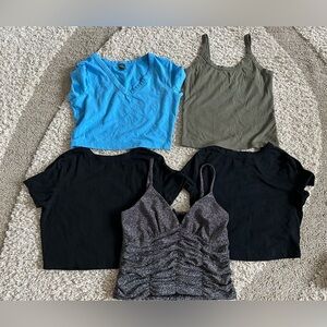 Teen size? Small medium all wild fable tops bundle cropped tshirts